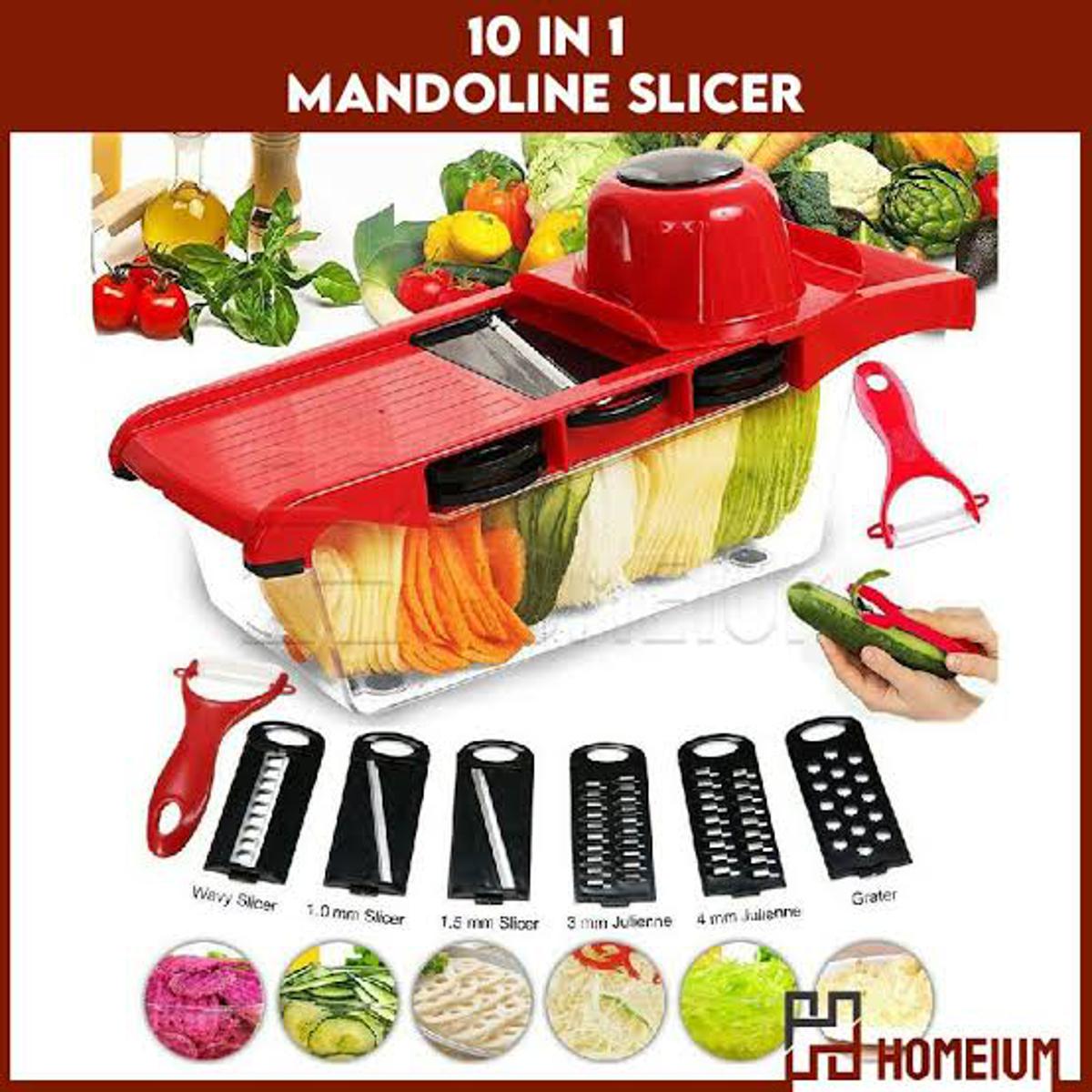 10 in 1 Mandoline Vegetable Slicer Cutter with Box